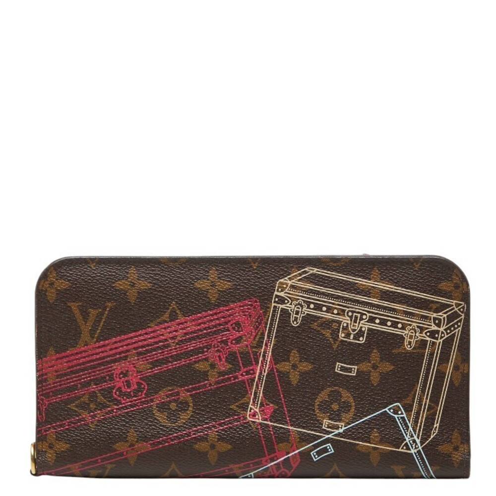 Louis Vuitton Monogram Portefeuille Insolite Limited Wallet Leather Brown